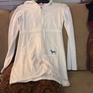 VS Pink terry swimsuit coverup